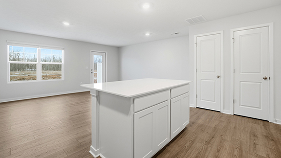 Pearson kitchen with white cabinets