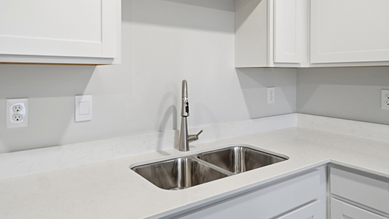 Pearson kitchen with white cabinets
