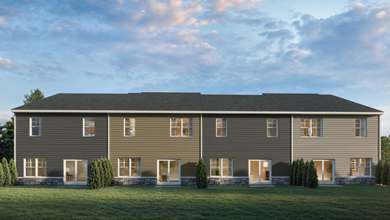 Pattison and Tatum 4 Plex Rear Exterior Kintner