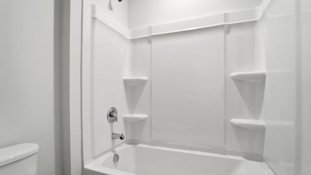 second full bath shower tub combo