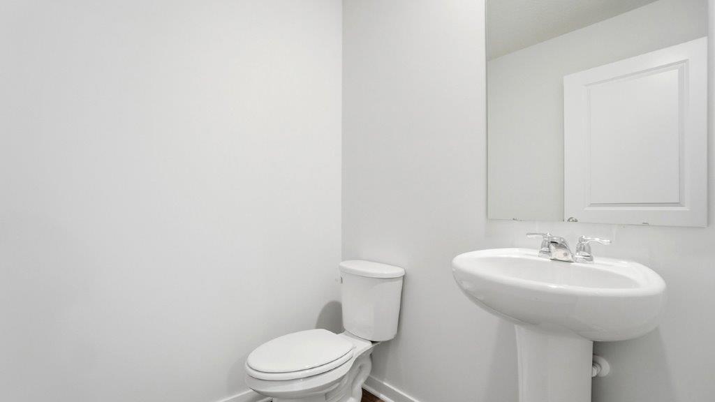 first floor powder room