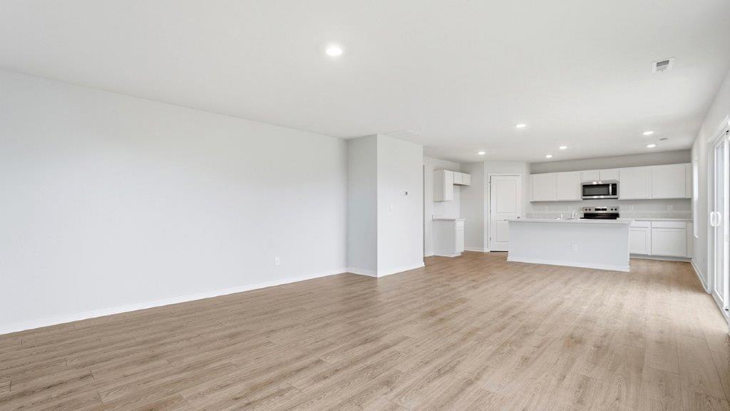 great room and kitchen