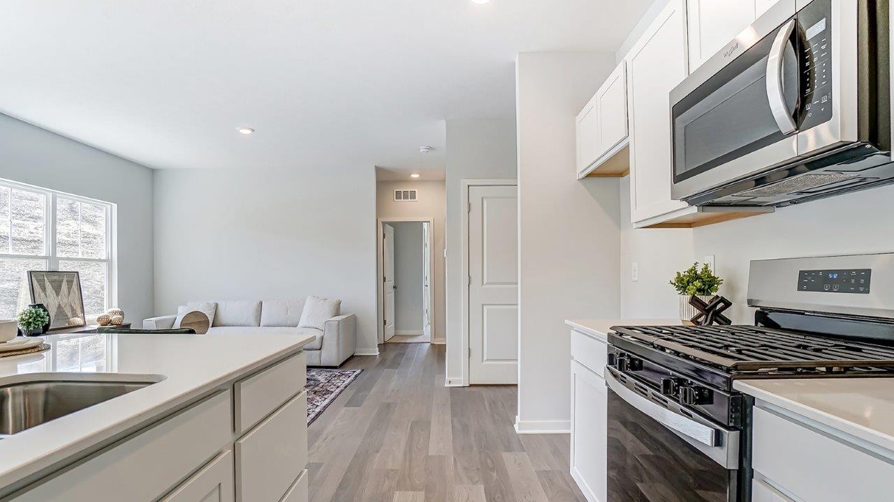 kitchen looking into great room