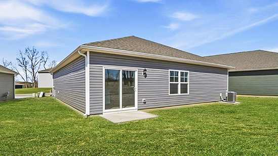 Aldridge rear exterior