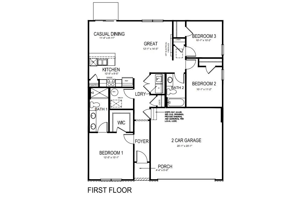 Aldridge slab floor plan