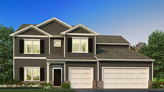 Johnstown A2 elevation rendering