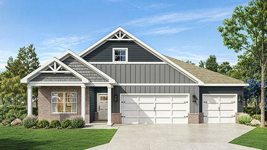 Cortland E front exterior rendering