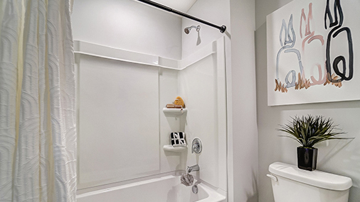 second full bath shower tub combo