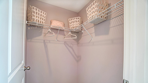 third bedroom walk in closet