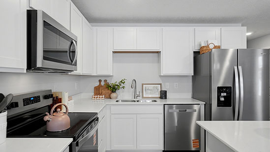 VG Pearson with white cabinets