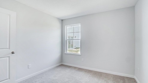 Interior bedroom with window
