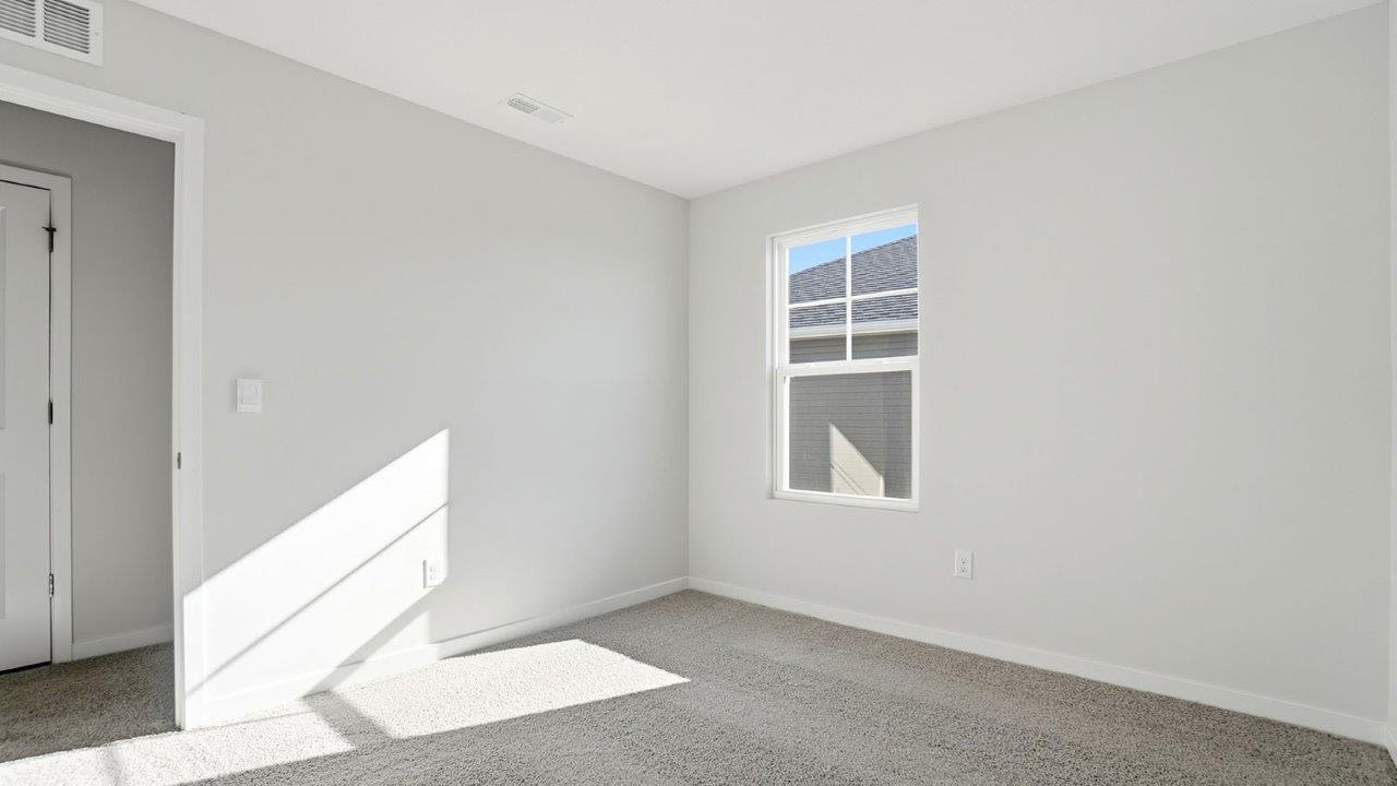 third bedroom entry and single window
