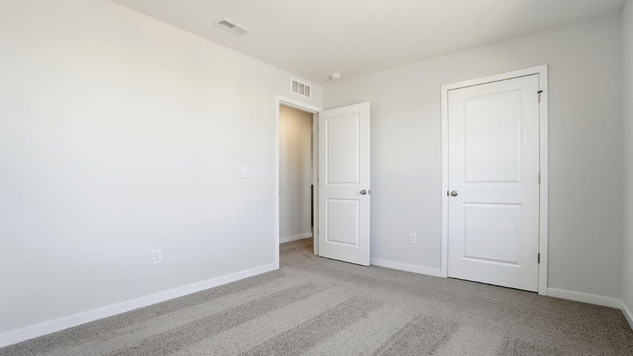 second bedroom entry and closet