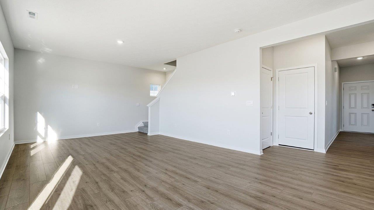 foyer and great room