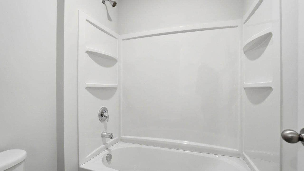 second full bath shower