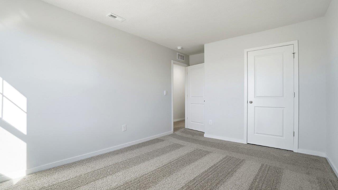 second bedroom entry and closet
