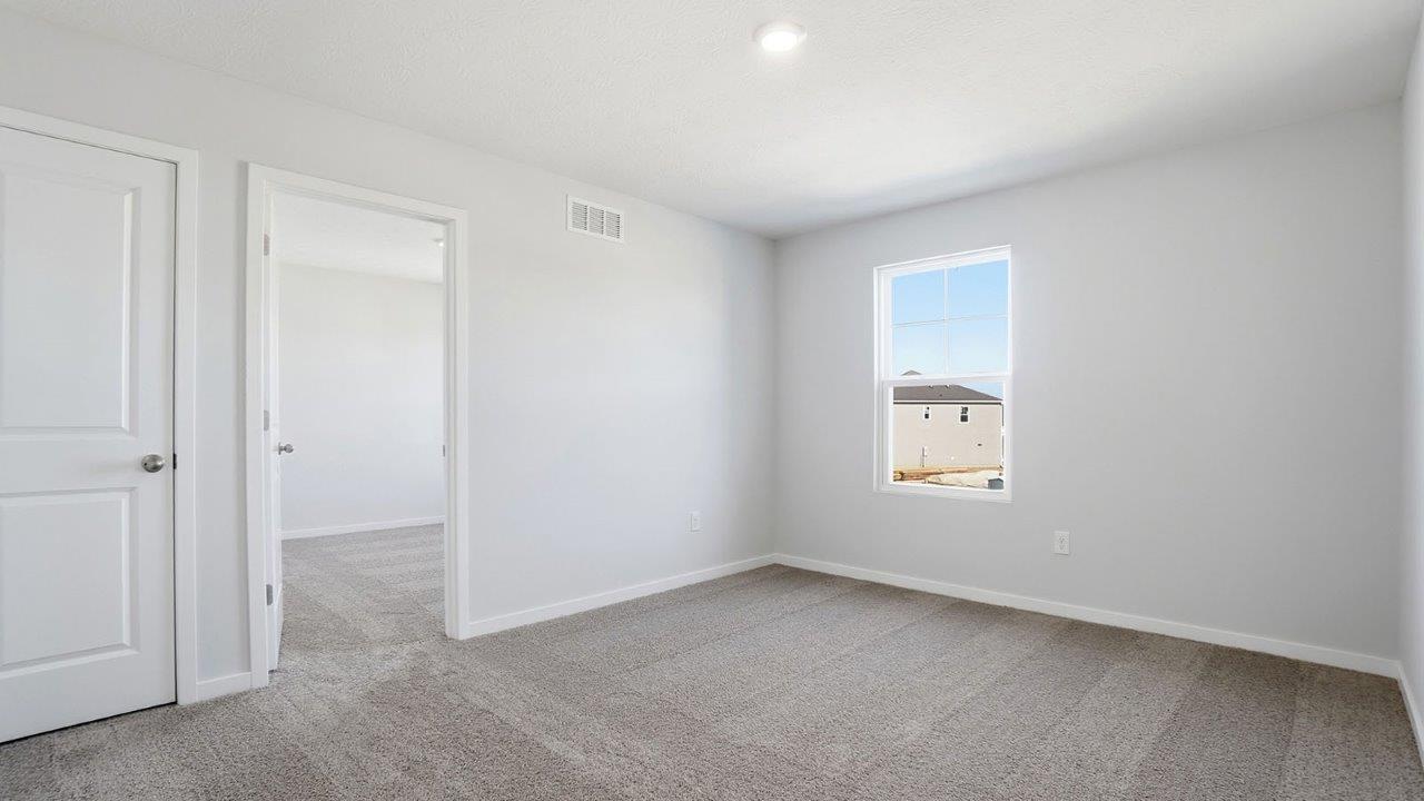 second floor loft space with single window