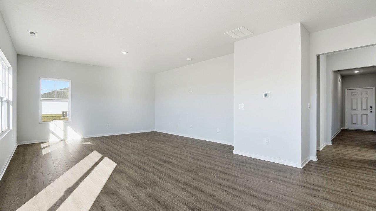 foyer and great room