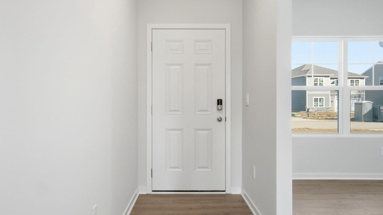 front door and flex office space