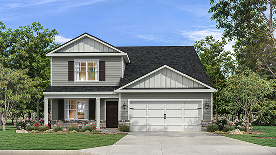 Salem Front Exterior Rendering