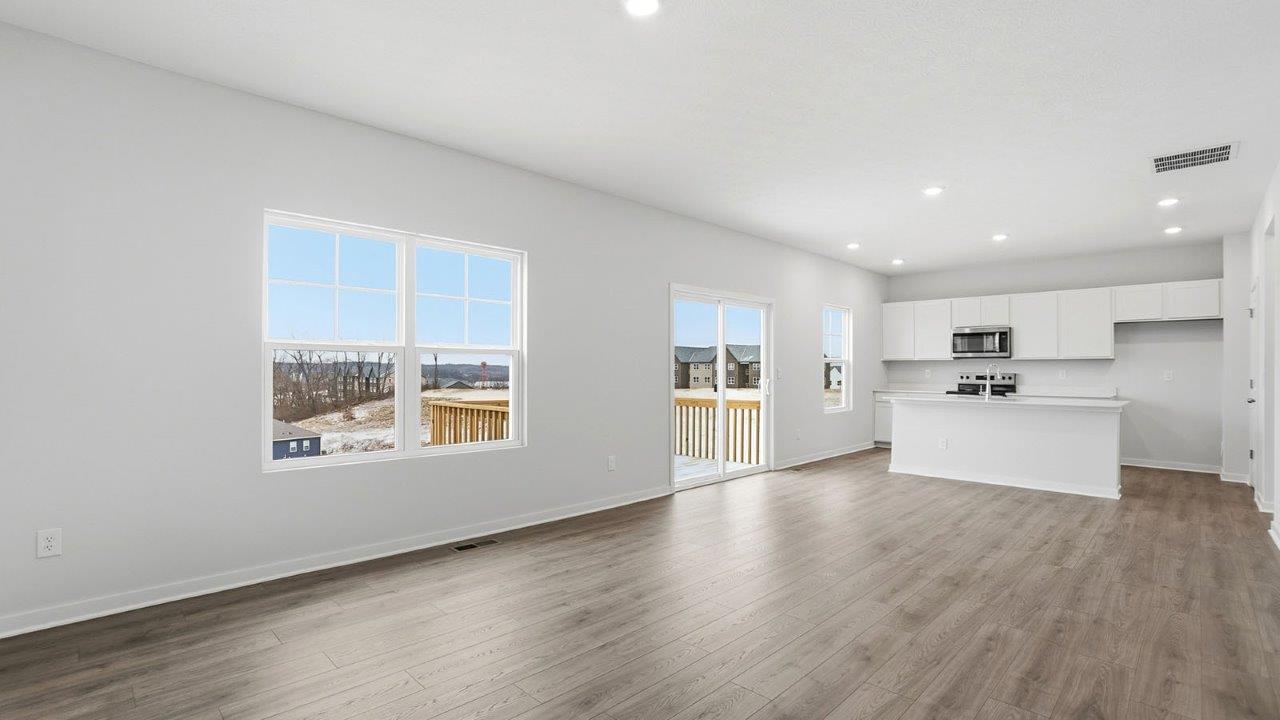 Bellamy kitchen with white cabinets