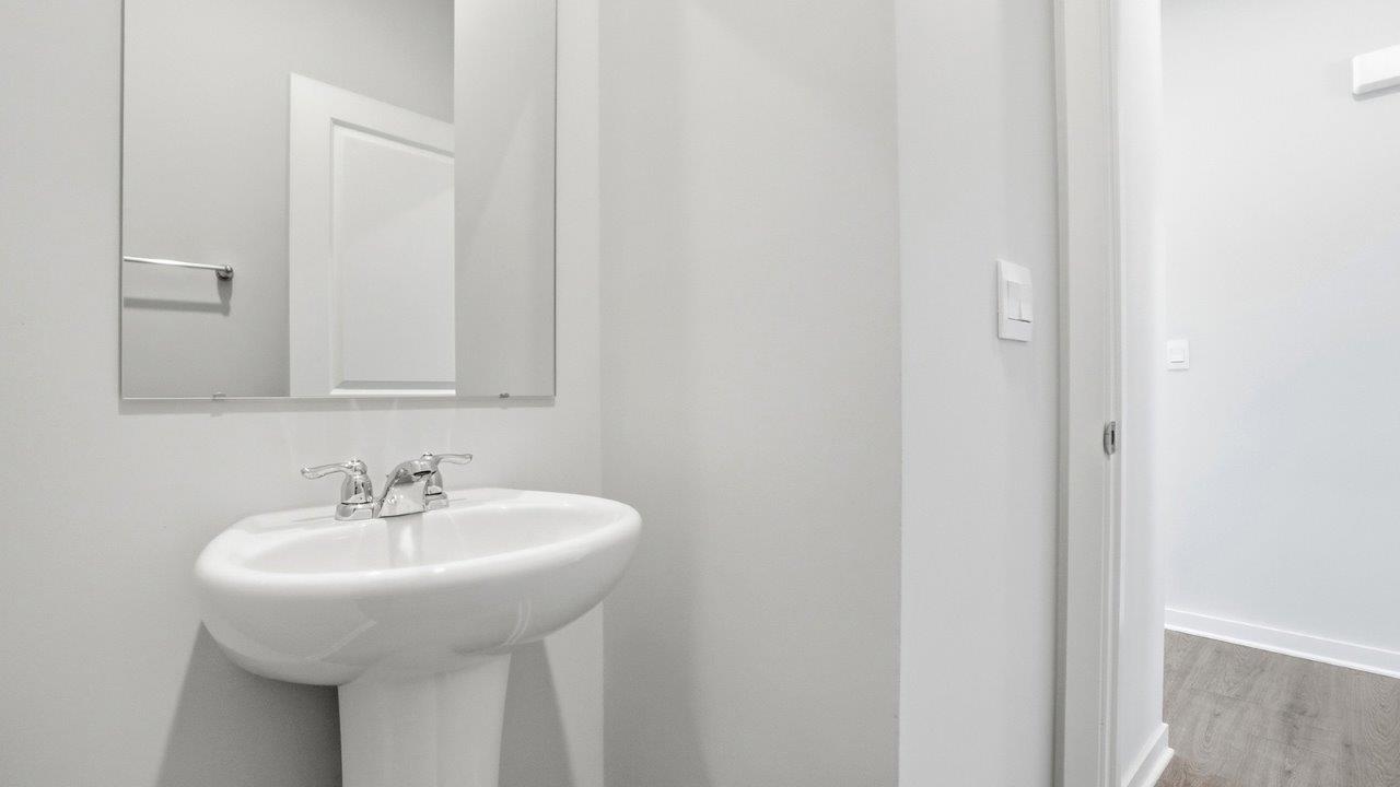 Pendleton powder room