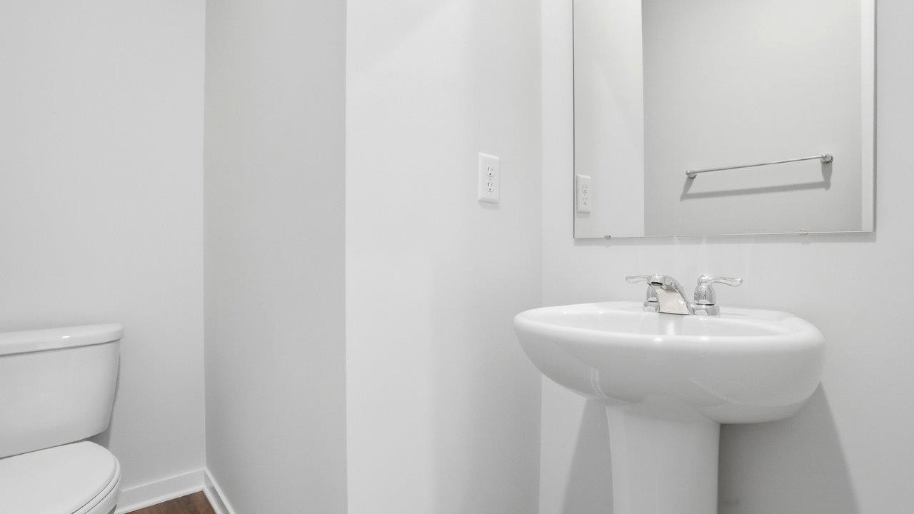 Pendleton powder room