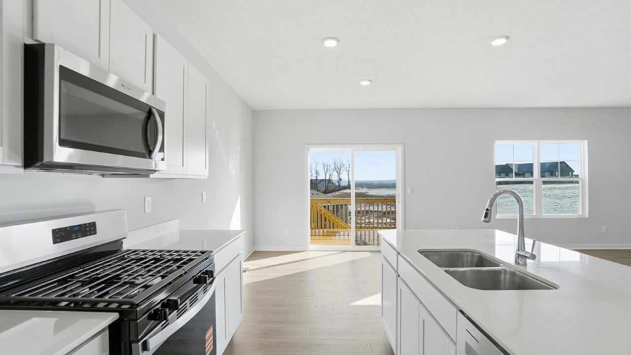 Henley kitchen with white cabinets