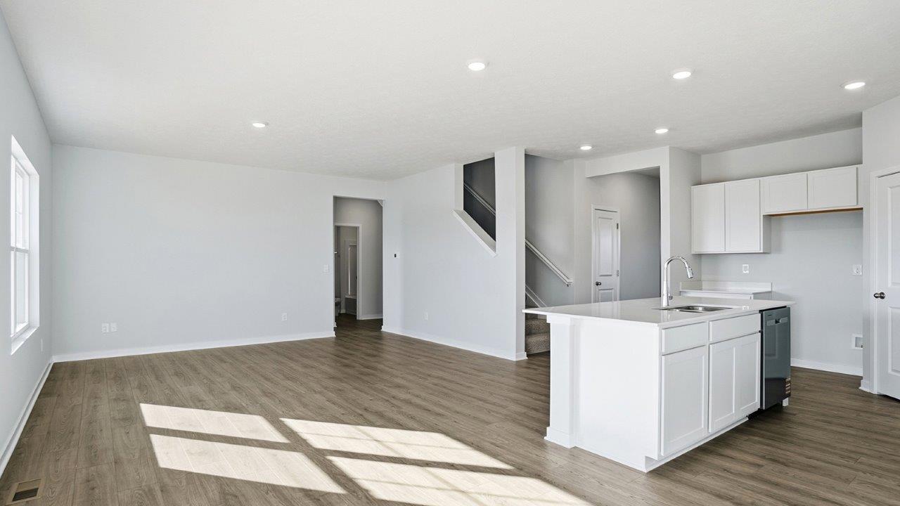 Henley kitchen with white cabinets