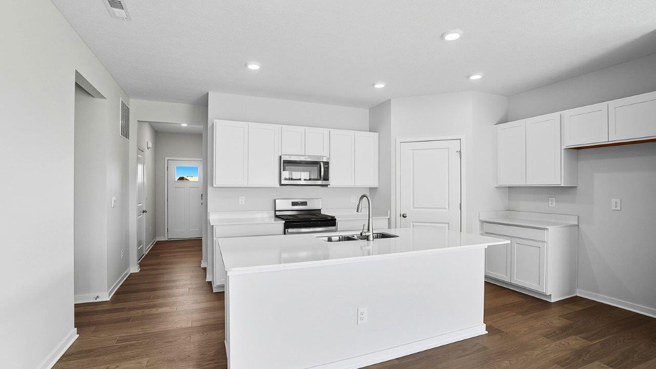 Arlington Kitchen with white cabinets