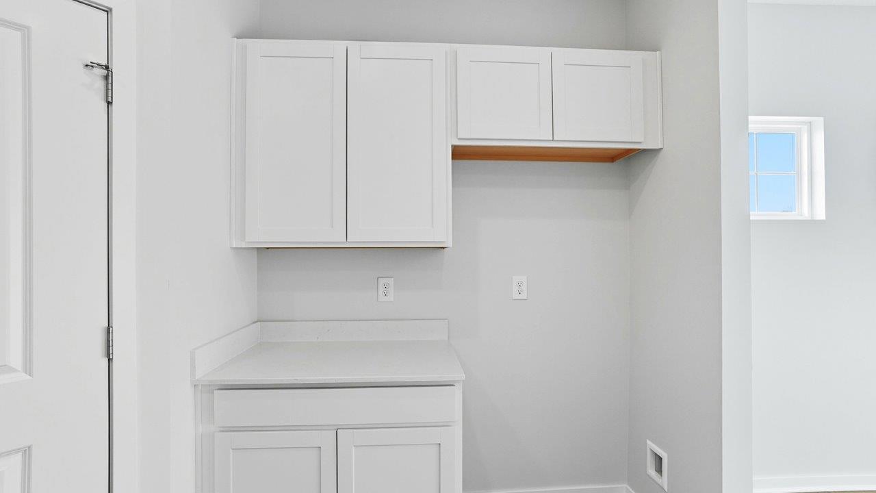 Arlington kitchen with white cabinets