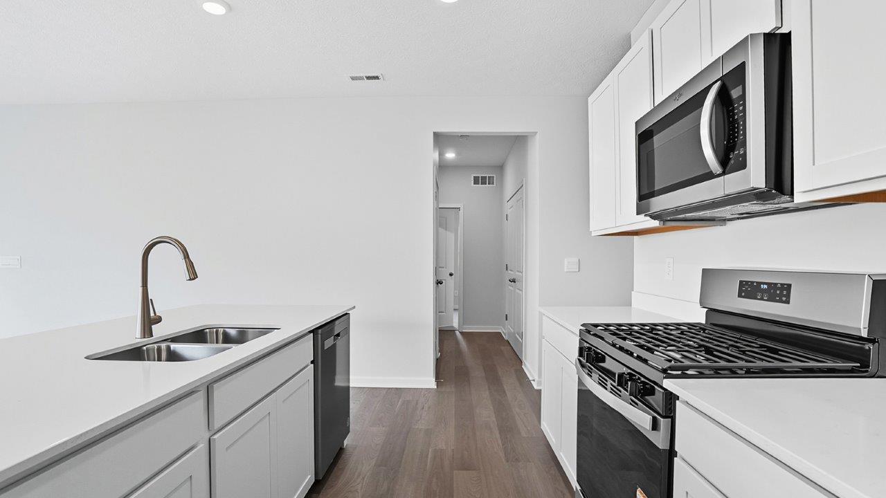 Arlington Kitchen with white cabinets