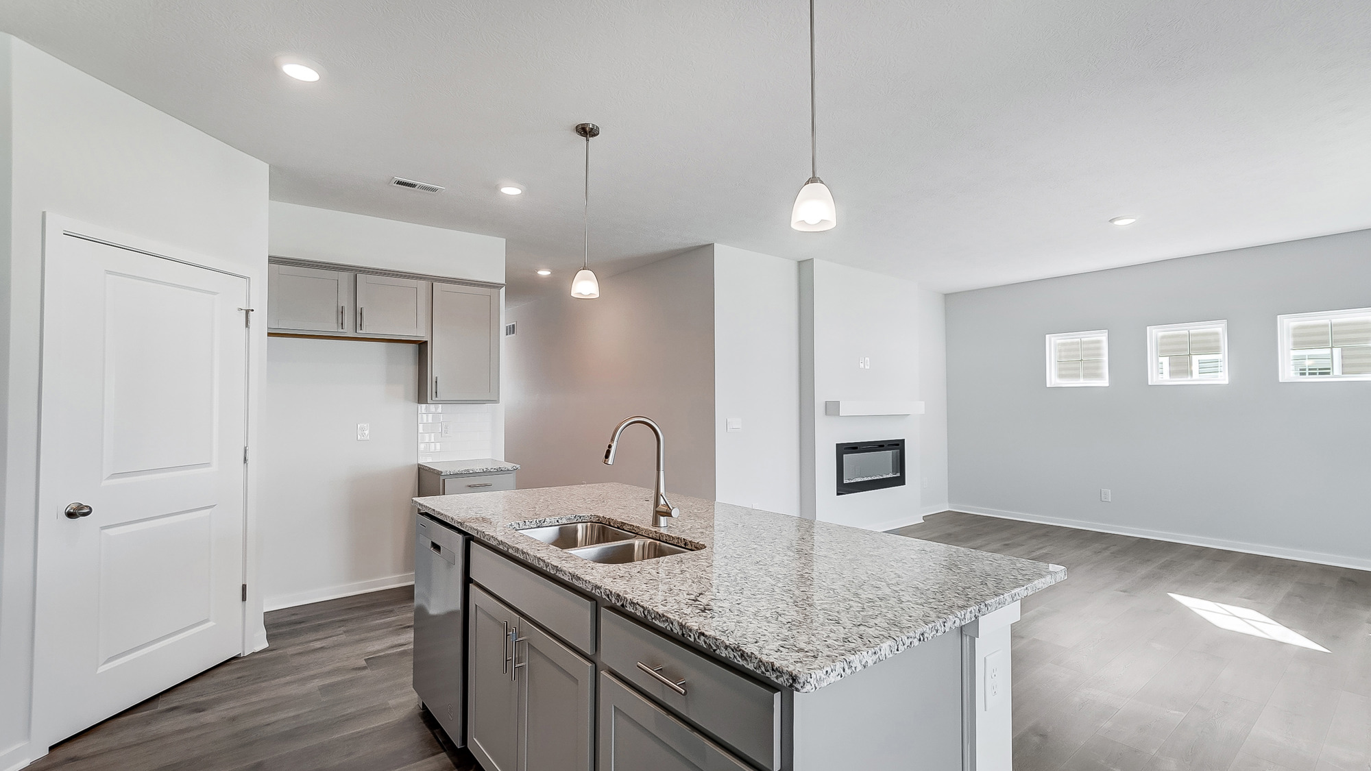 Bristol kitchen with white cabinets