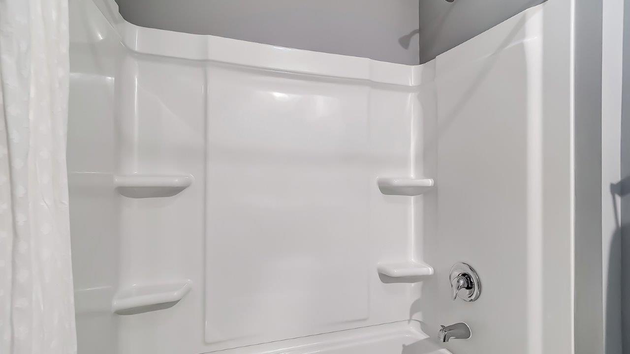 second full bath shower tub