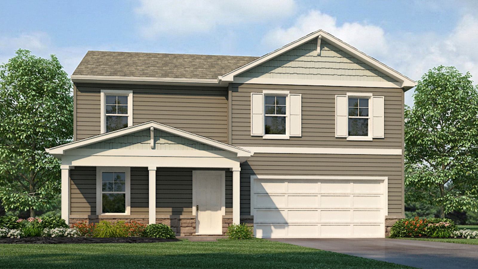 Glendale Front Exterior Rendering