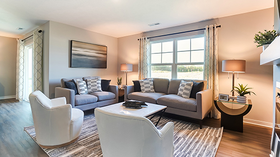 furnished great room