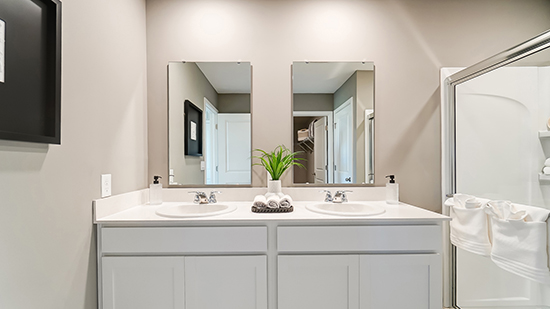 ensuite double vanity