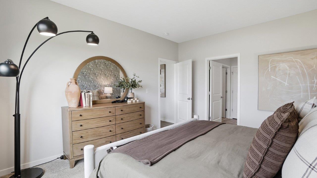 furnished primary bedroom