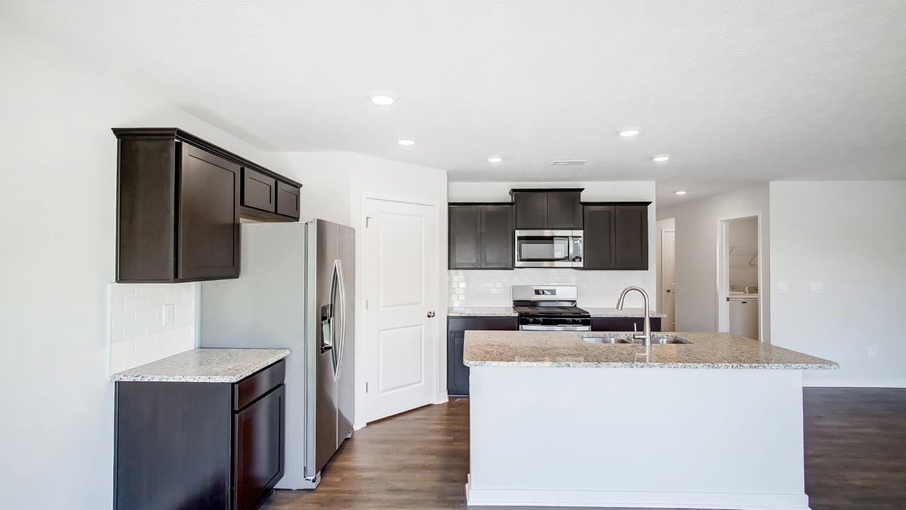 Harmony Kitchen with Brown Stain cabinets