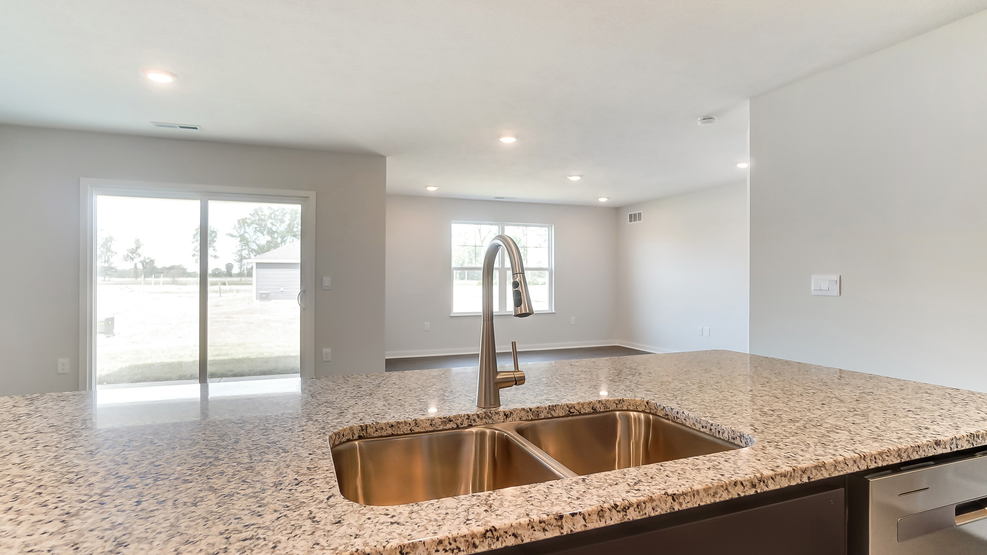Chatham kitchen with brown cabinets
