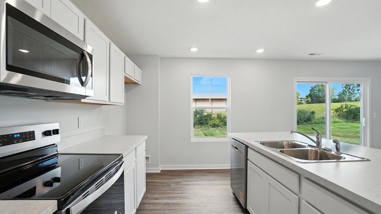 Pendleton kicthen with white cabinets