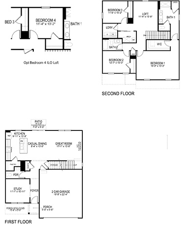Pendleton Slab Floorplan