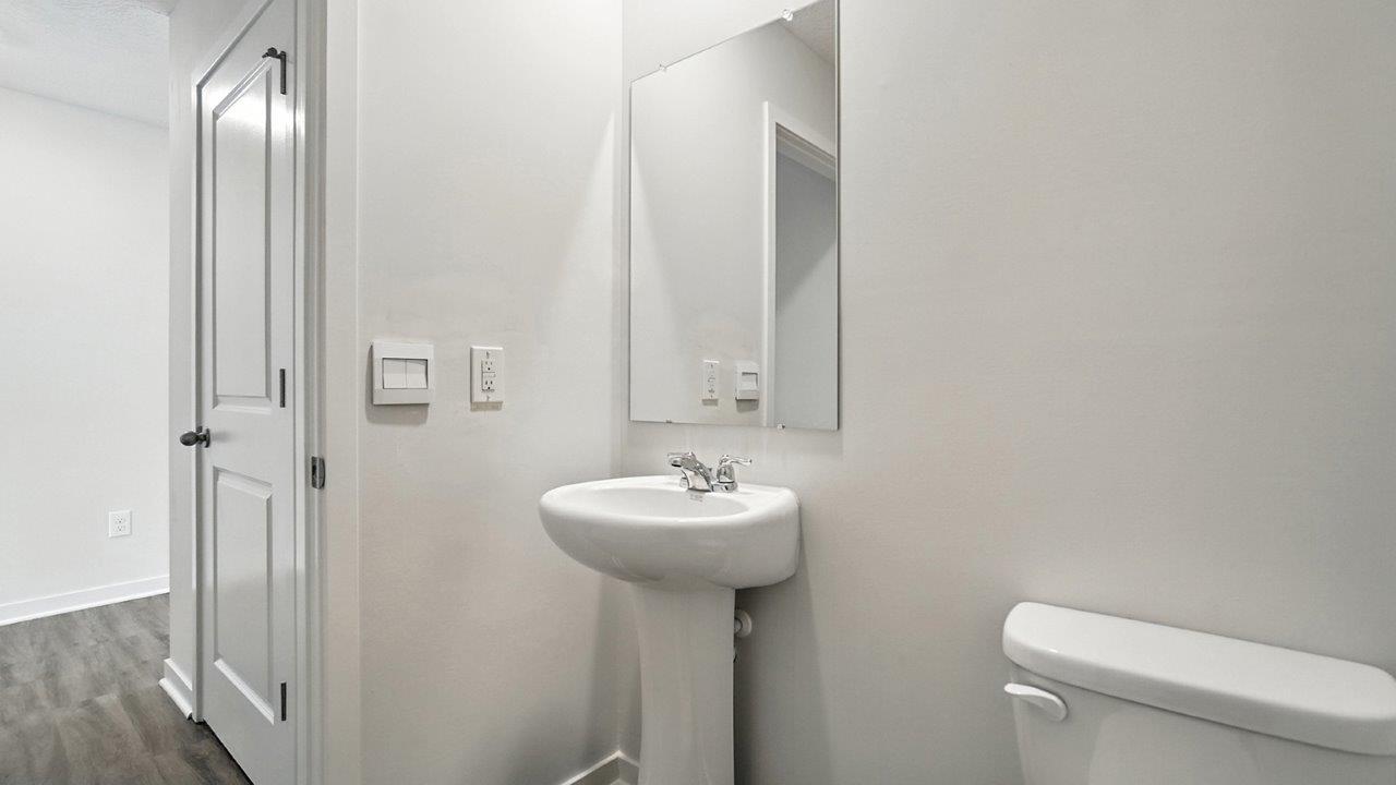 powder room pedestal sink