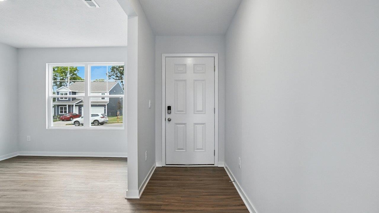 foyer and flex office space