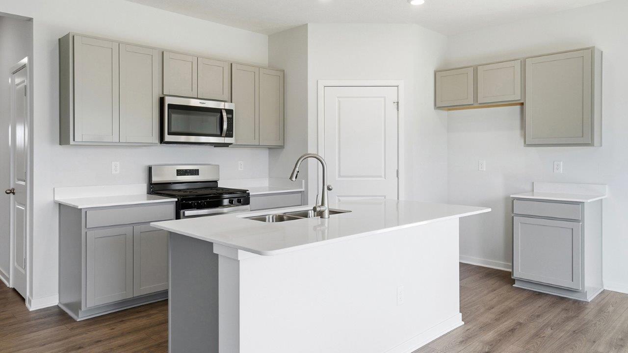 Harmony kitchen with white cabinets
