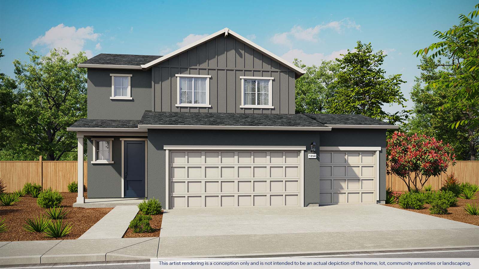 Montego Sierra Plan 1894 Exterior Farmhouse elevation