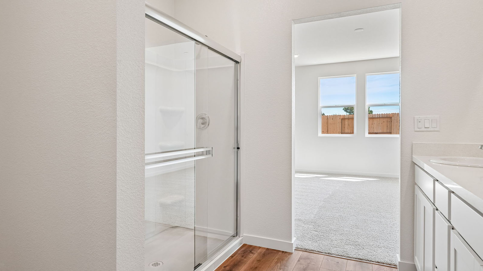 Montego Cali Plan 1924  primary bathroom with oversized shower