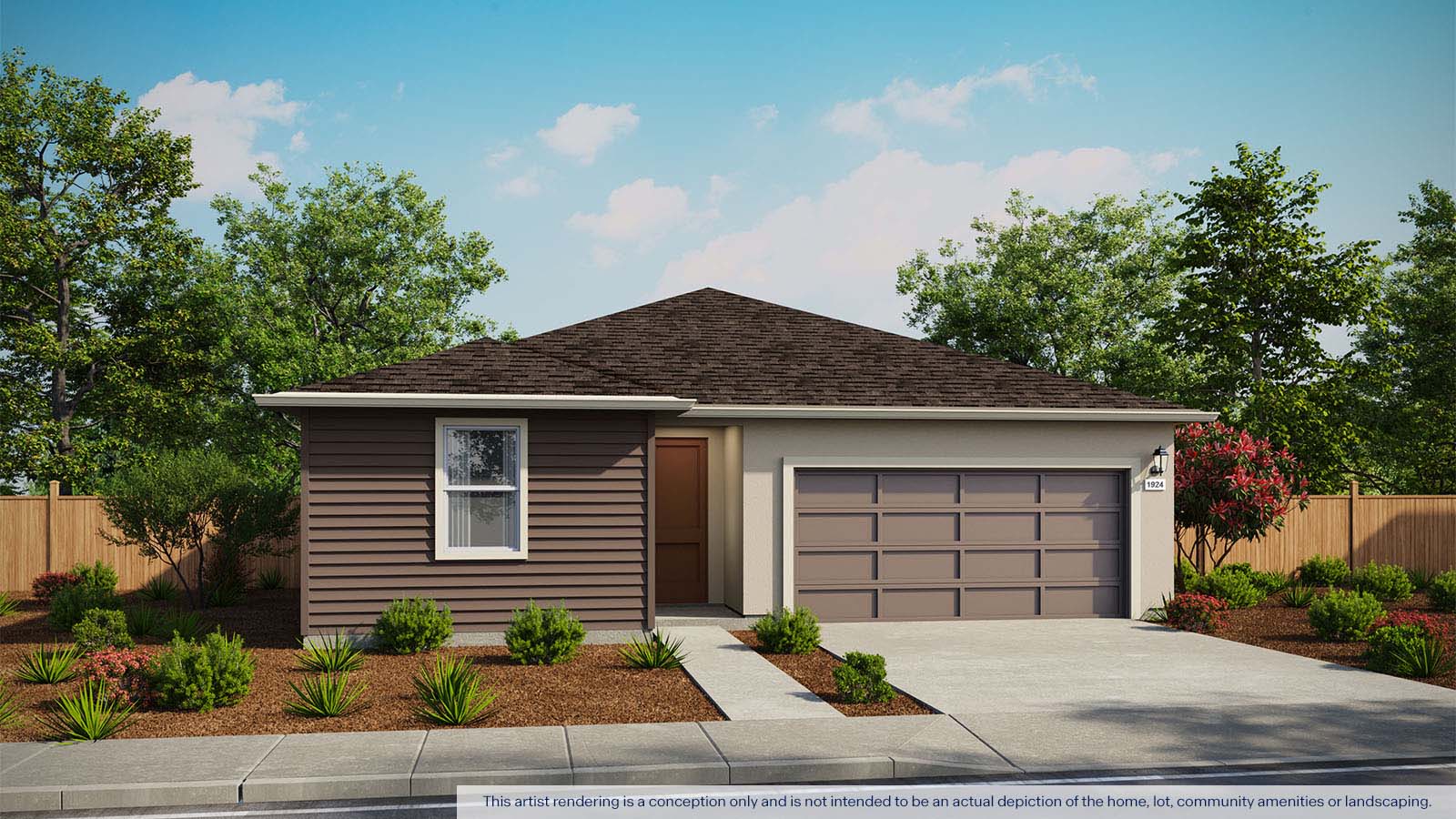 Montego Plan 1924 Exterior West Coast Elevation