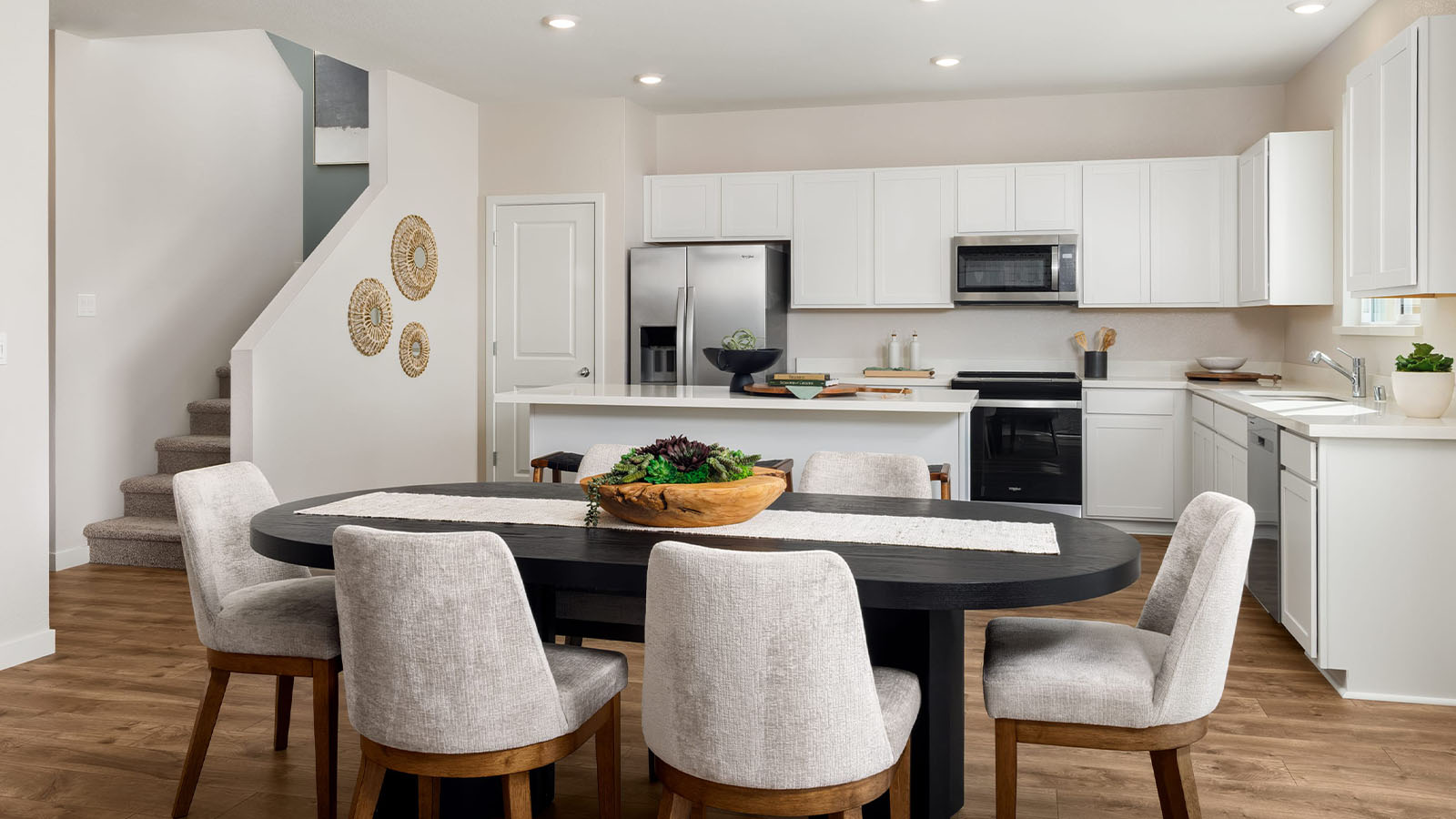 Montego Montara Plan 2311open concept dining area to kitchen and living space