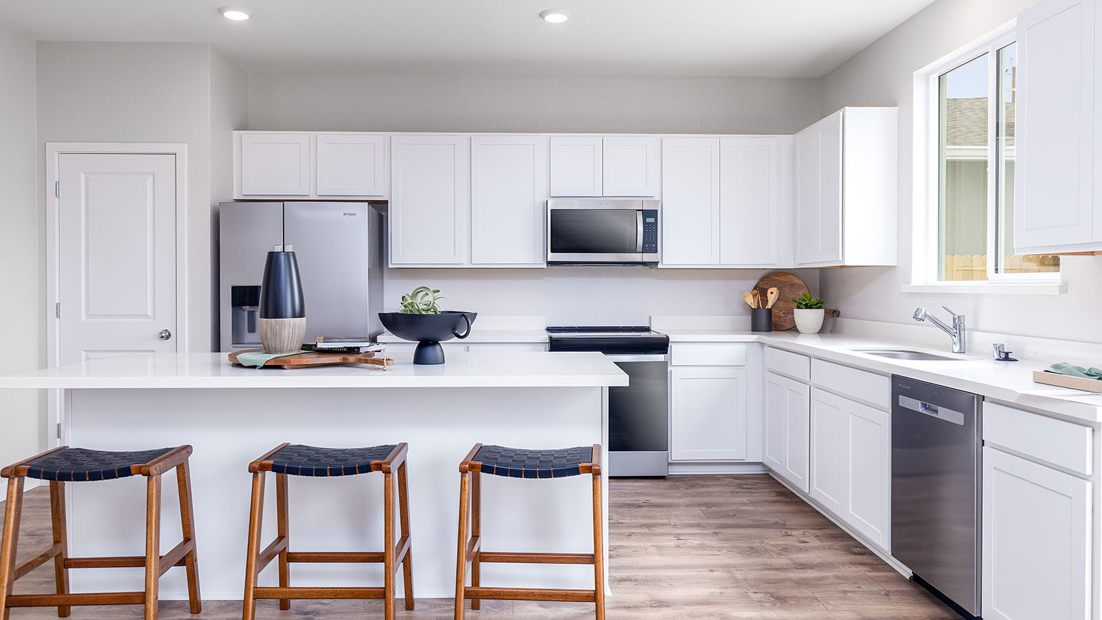 Montego Plan 2311 Bright Modern kitchen and island